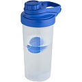 Športová fľaša s mixovacou guľôčkou 700 ml, kráľovská modrá
