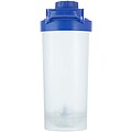 Športová fľaša s mixovacou guľôčkou 700 ml, kráľovská modrá