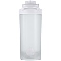 Športová fľaša s mixovacou guľôčkou 700 ml, transparentná