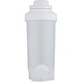 Športová fľaša s mixovacou guľôčkou 700 ml, transparentná