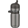 Športová fľaša s výklopným viečkom 600 ml, čierna
