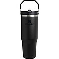 Stanley IceFlow™ 2.0 890 ml izolovaný nerezový tumbler s flip slamkou, čierna