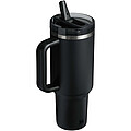 Stanley Quencher® ProTour 1180 ml recyklovaný nerezový izolovaný tumbler s slamkou, čierna