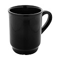 Stohovateľný keramický hrnček, čierna