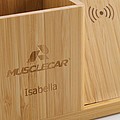 Stojan na mobil a ceruzky s bezdrôtovým nabíjaním