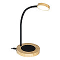 Stolná lampa s ohrievačom hrnčekov, svetlo hnedá