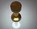 Stolná lampa z nehrdzavejúcej ocele s batériou, ružová