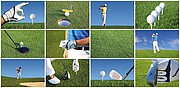 Súprava 3 golfových loptičiek v papierovej krabičke