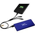 Svietiaca powerbanka SCX.design P15 5000 mAh, modrá
