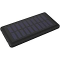 Svietiaca solárna powerbanka 8000 mAh, čierna