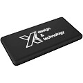 Svietiaca solárna powerbanka 8000 mAh, čierna