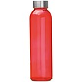 TANGARA Sklenená fľaša na pitie, 500ml, červená