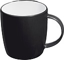 TEGATO Farebný keramický hrnček, 300 ml, čierna