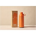 Termo fľaša na pitie, 1l, z recyklovaných materiálov, oranžová