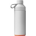 Termo fľaša na pitie, 1l, z recyklovaných materiálov, sivá