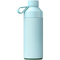 Termo fľaša na pitie, 1l, z recyklovaných materiálov, svetlomodrá