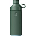 Termo fľaša na pitie, 1l, z recyklovaných materiálov, zelená