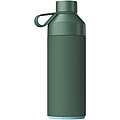 Termo fľaša na pitie, 1l, z recyklovaných materiálov, zelená