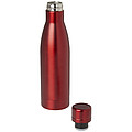 Termo fľaša na pitie, 500ml, z recyklovanej nerezovej ocele, červená