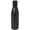 Termo fľaša na pitie, 500ml, z recyklovanej nerezovej ocele, čierna