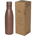 Termo fľaša na pitie, 500ml, z recyklovanej nerezovej ocele, hnedá