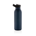 Termo fľaša na pitie s slamkou, 500ml, námornícka modrá