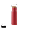 Termo fľaša na pitie z recyklovanej ocele, 300ml, červená