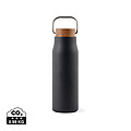 Termo fľaša na pitie z recyklovanej ocele, 300ml, čierna