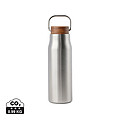 Termo fľaša na pitie z recyklovanej ocele, 300ml, strieborná