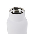 Termo fľaša na pitie z recyklovanej ocele, 580ml, biela