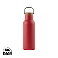 Termo fľaša na pitie z recyklovanej ocele, 580ml, červená