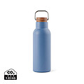 Termo fľaša na pitie z recyklovanej ocele, 580ml, modrá