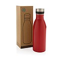 Termofľaša z nerezu, 500 ml, červená
