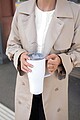 Termofľaša z RCS recyklovanej nerezovej ocele 800 ml, biela/sivá
