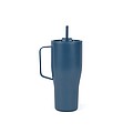 Termofľaša z RCS recyklovanej nerezovej ocele 800 ml, námornícka modrá