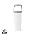 Termofľaša z RCS recyklovanej nerezovej ocele 880ml, biela/sivá