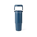 Termofľaša z RCS recyklovanej nerezovej ocele 880ml, námornícka modrá