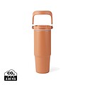 Termofľaša z RCS recyklovanej nerezovej ocele 880ml, oranžová