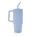 Termohrnček 900 ml z RCS recyklovanej nerezovej ocele, svetlomodrá