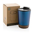 Termohrnček s korkovým dnom, 300ml, modrý