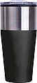 Termohrnček s plastovým vnútrom 600 ml, čierna