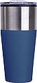 Termohrnček s plastovým vnútrom 600 ml, tmavomodrá