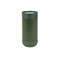 Termohrnček s push uzáverom z RCS recyklovanej nehrdzavejúcej ocele 350 ml, kaki