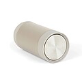 Termohrnček s push uzáverom z RCS recyklovanej nehrdzavejúcej ocele 350 ml, sivá