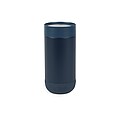 Termohrnček s push uzáverom z RCS recyklovanej nehrdzavejúcej ocele 350 ml, tmavá modrá
