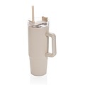 Termohrnček s rúčkou 750 ml z RCS recyklovaného plastu, krémová