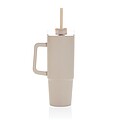 Termohrnček s rúčkou 750 ml z RCS recyklovaného plastu, krémová