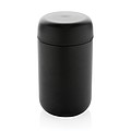 Termohrnček z recyklovanej ocele, 360 ml, čierna