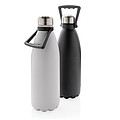 Termoska 1,5 l v tvare plastovej fľaše, čierna
