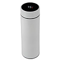 Termoska 500ml s integrovaným teplomerom a sitkom na čaj, biela